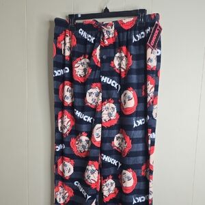 Chucky Sleepwear Fleece Pants Large